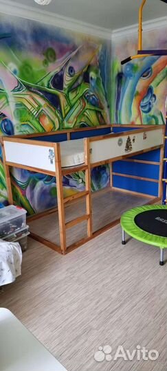IKEA кровать чердак