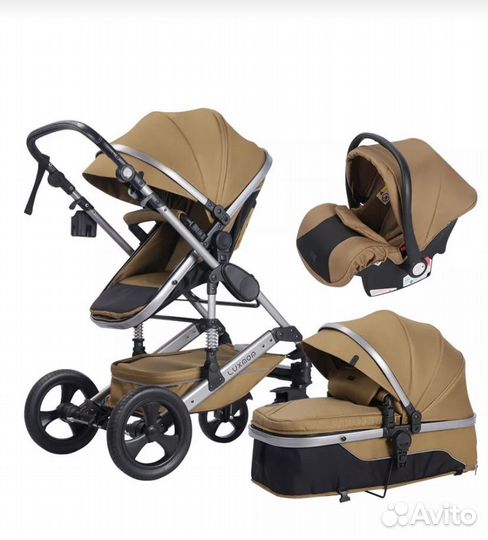 Коляска luxmom 3 в 1
