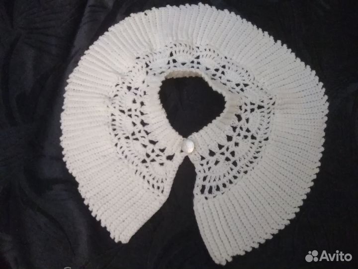 Воротники вязаные