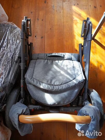 Коляска 2 в 1 adamex monte carbon