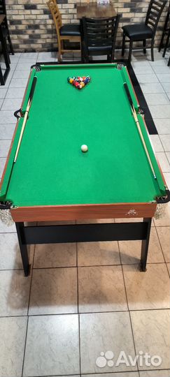 Бильярдный стол 6 футов складной