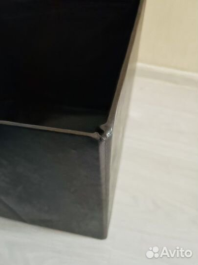 Пуф складной с местом для хранения экокожа