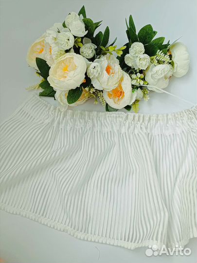 Тюль штора ламбрекен в полоску