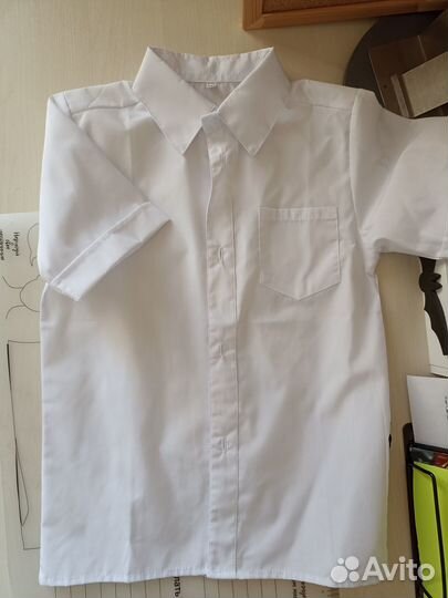 Рубашка белая на мальчика