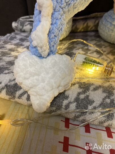 Дракон символ года вязаный ручной работы