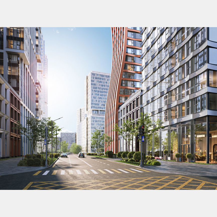 2-к. квартира, 58,8 м², 4/15 эт.