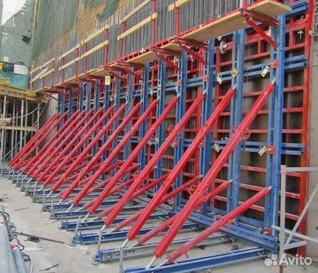 Контрфорсы для подпорной стены. Опалубка