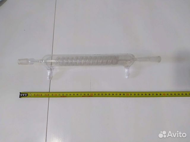 Холодильник дистиллятор спиральный 400 мм