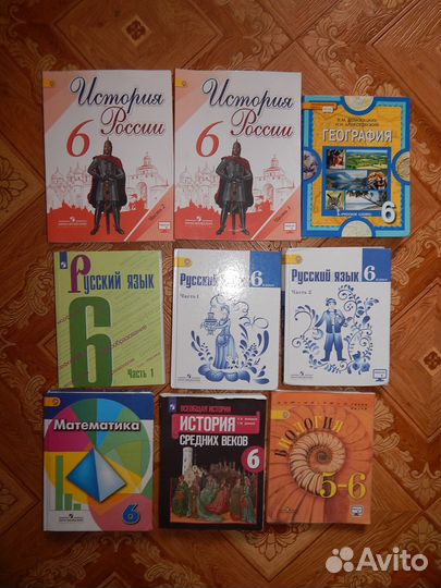 Учебники б/у 3, 6 класс. Книги