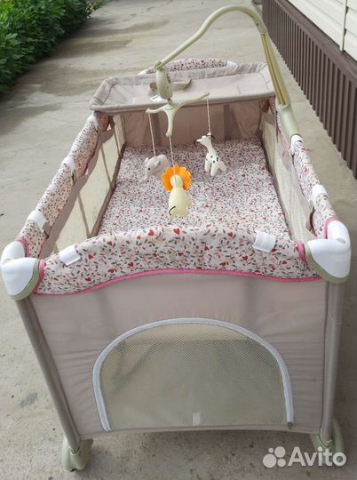 Детская кровать манеж