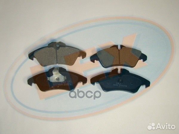 Колодки тормозные дисковые перед 21576 Lex