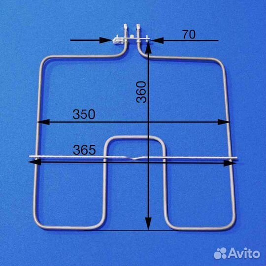 Тэн духовки Ардо Нижний 1600W