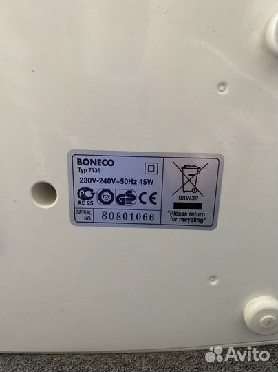 Ультразвуковой увлажнитель воздуха Boneco 7136