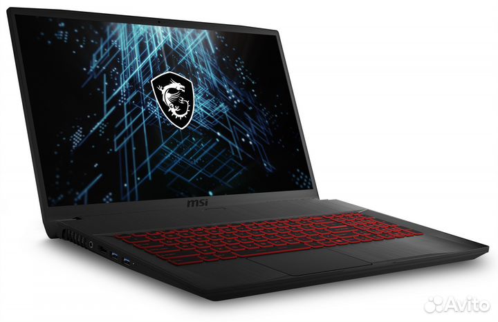 Большой 17.3 MSI Katana 6 ядер(4.5Ghz) 16Gb 3050Ti