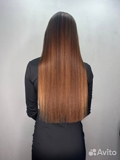 Кератиновое выпрямление волос