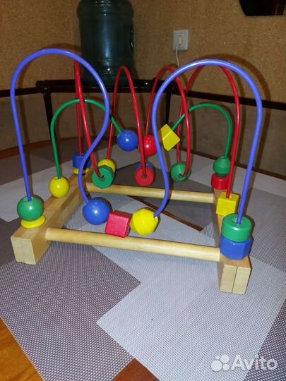 Детский деревянный лабиринт