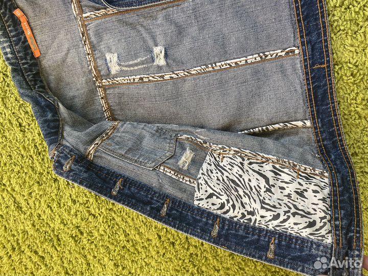 Жилет джинсовый женский