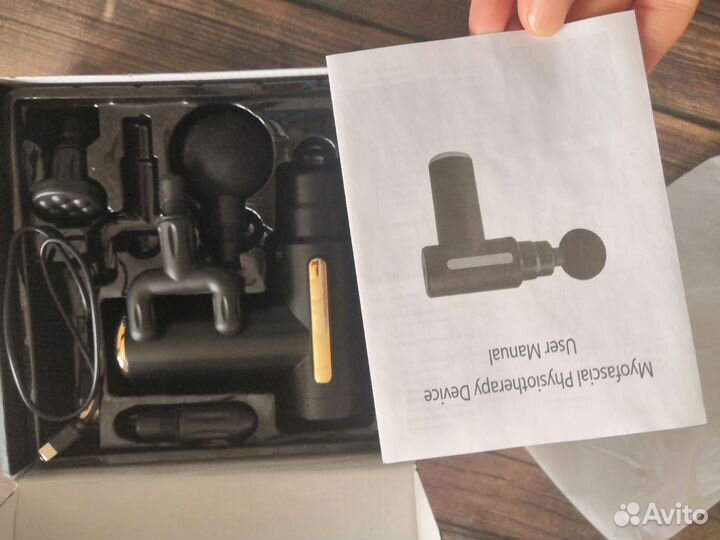 Перкуссионный массажер новый