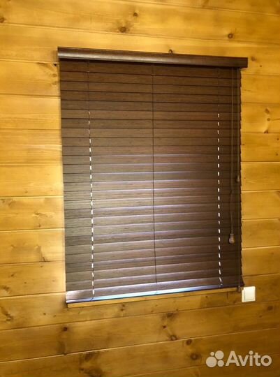 Жалюзи деревянные шторы