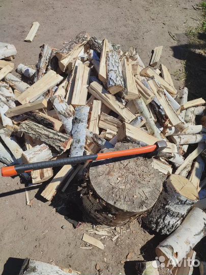 Дрова березовые сетка 20 литров