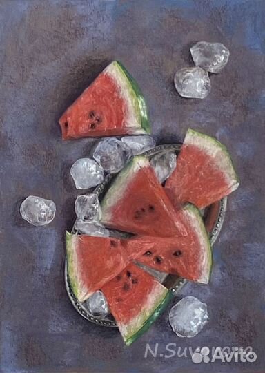 Картина пастель. Натюрморт. Разные варианты