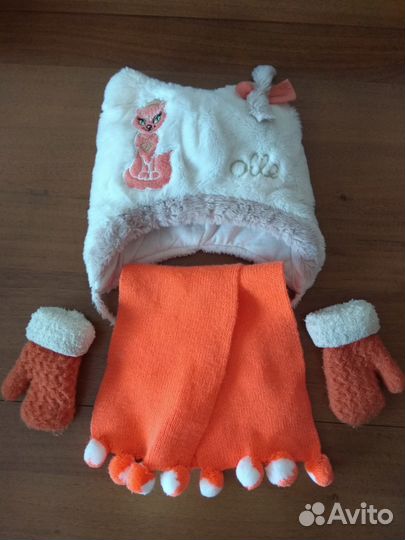 Шапка зимняя на девочку