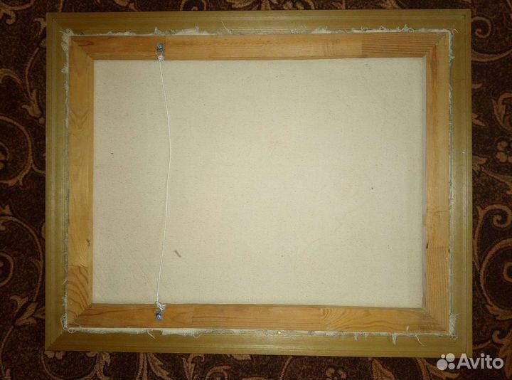 Старинная картина, холст, масло