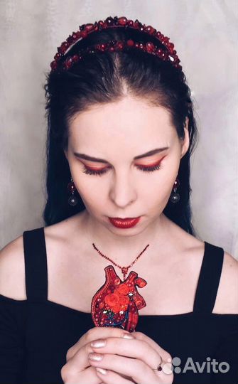 Ободок для волос ручной работы