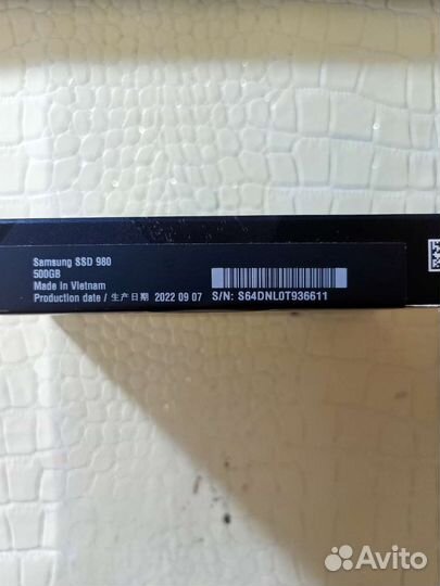 Samsung SSD 980 M2 NVMe 500g
