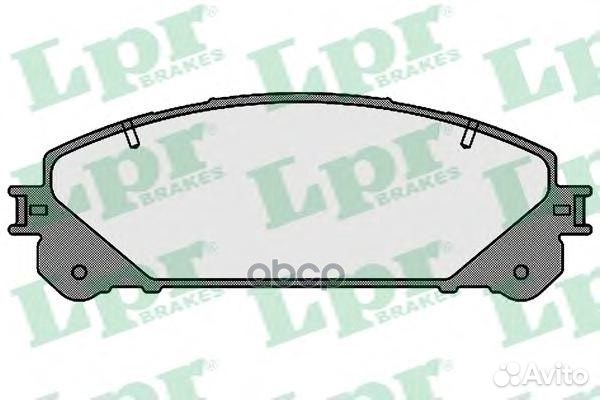 Колодки тормозные дисковые 05P1691 Lpr