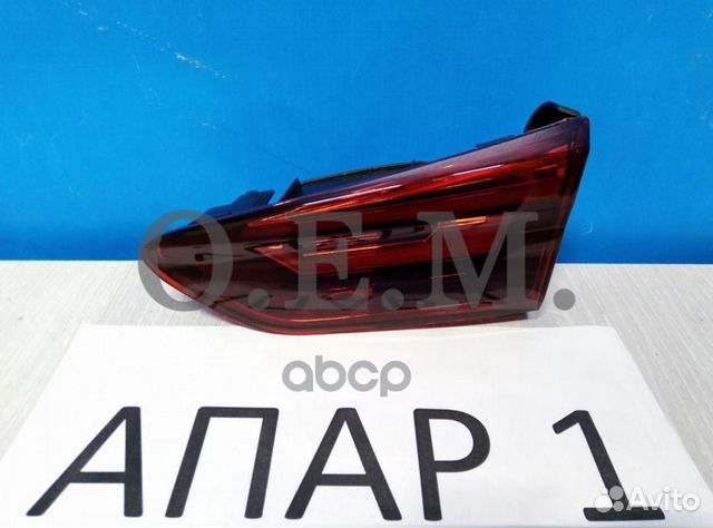Фонарь правый внутренний Volkswagen Polo sedan