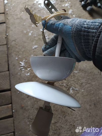 Светильник уличный, люстра в виде шара