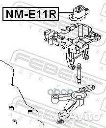 Подушка двигателя задняя (nissan almera N16 (UK