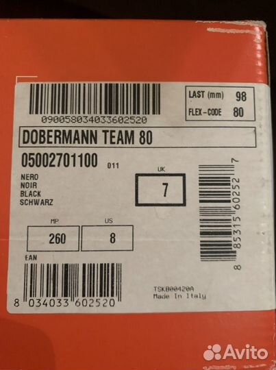 Горнолыжные ботинки nordica dobermann team 80