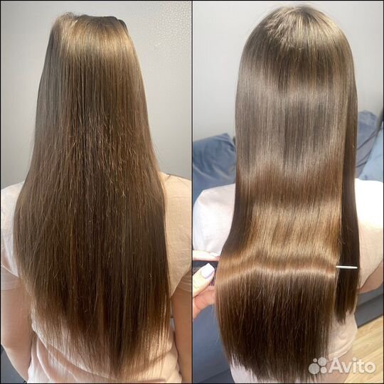 Кератиновое выпрямление/ Ботокс для волос/Нано