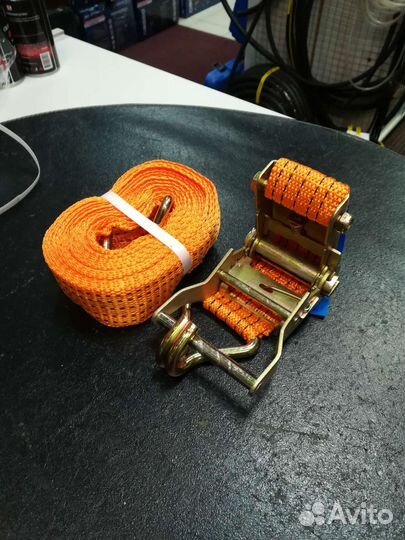 Стяжка груза 8мх50мм с храповиком 2т Автодело