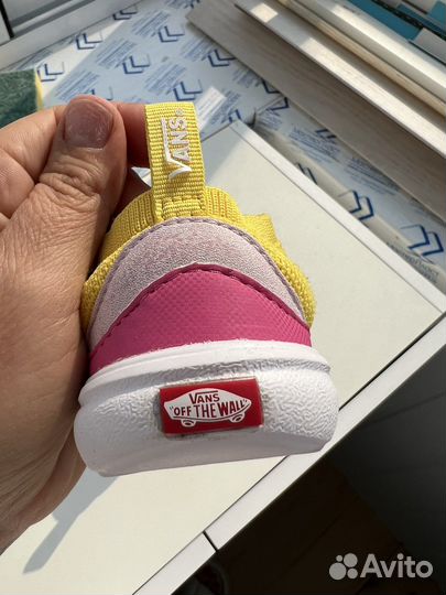 Кеды оригинал vans 14 см для девочки