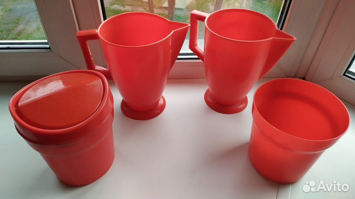 Мусорка настольная кувшин пластиковый СССР