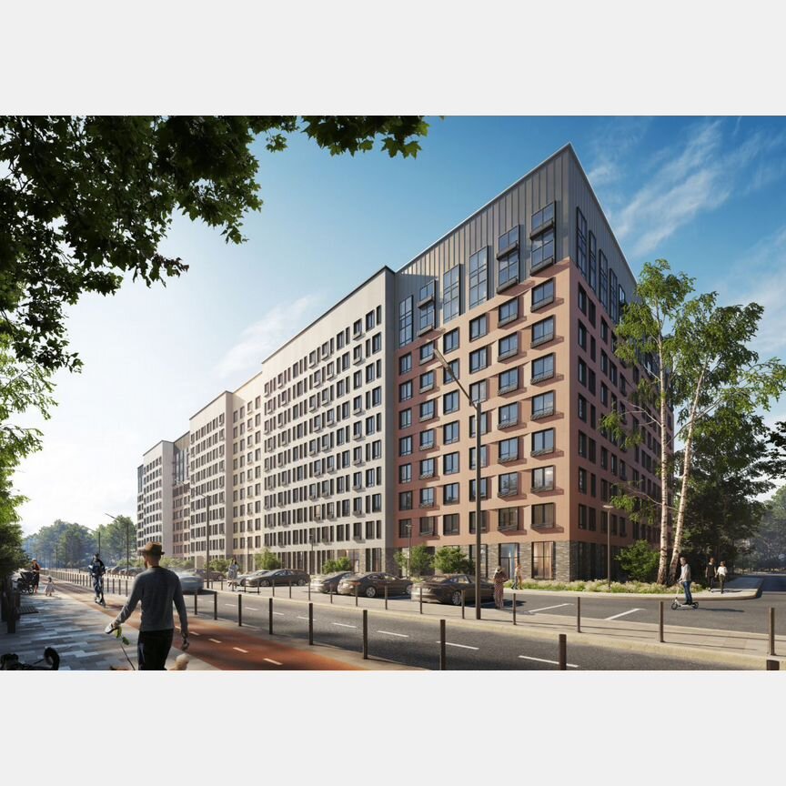 1-к. квартира, 63,9 м², 10/10 эт.