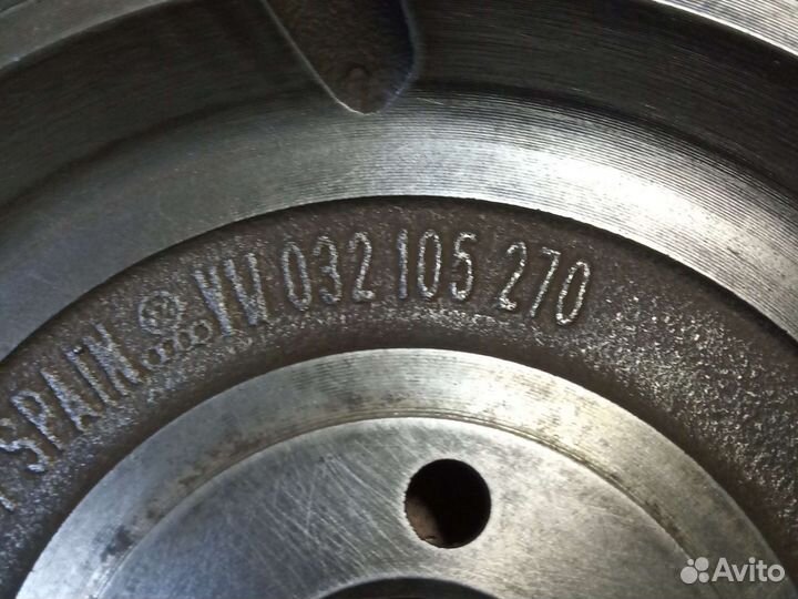 Маховик VW golf polo seat 1,4-1.6