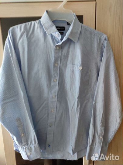 Рубашка школьная 158для мальчика