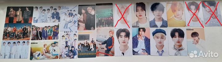 K-pop карточки Stray Kids, Enhypen (неофициальные)