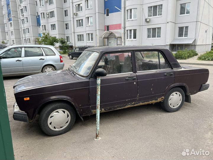 ВАЗ 2107 1.5 МТ, 2009, битый, 96 000 км