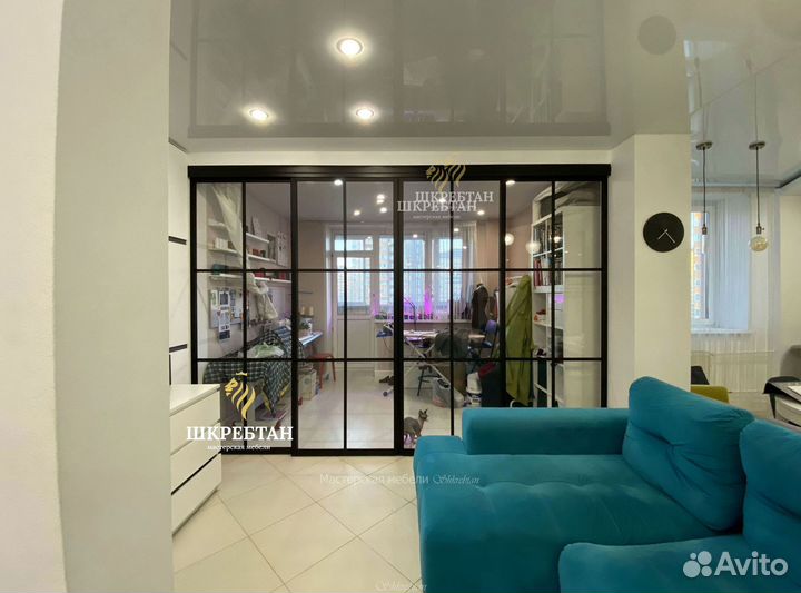 Межкомнатные стеклянные перегородки