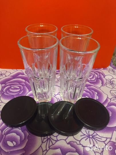 Стеклянные стаканы джем Махеев