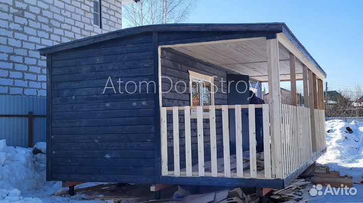 Бытовка металлическая хоз блок / С гарантией