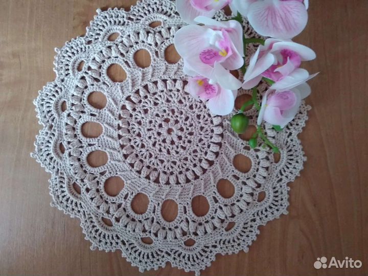 Вязаные салфетки