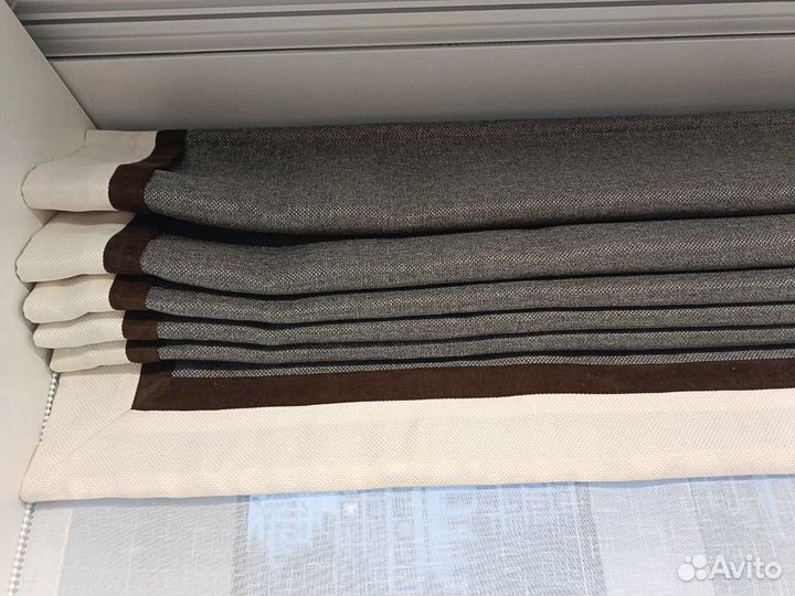 Двойная римская штора