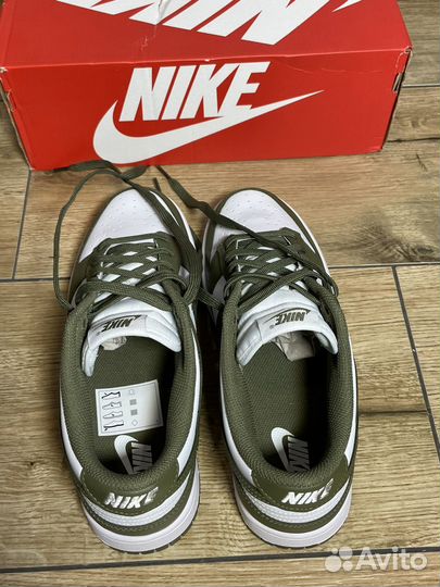 Кроссовки Nike Dunk Low olive