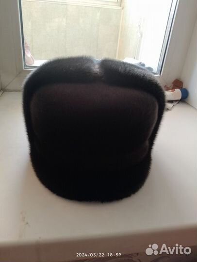 Норковая мужская кепка